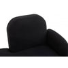 Avalon Left Arm Black Chaise Lounge