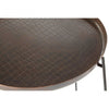 Calista Large Copper And Black Side Table