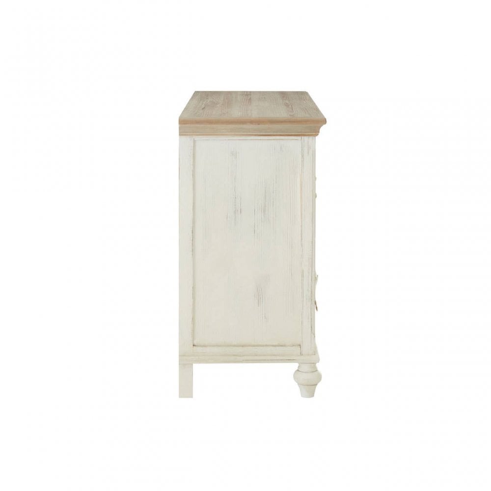 Eliza Cabinet With 6 Willow Baskets
