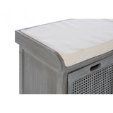Lancaster 3 Drawer Slate Grey Storage Bench