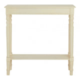 Lancaster Antique White Console Table