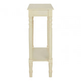 Lancaster Antique White Console Table