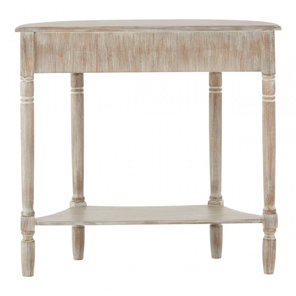 Lancaster Half Moon 1 Drawer Console Table