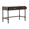 Lancaster Two Drawer Black Finish Desk