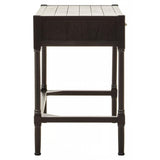 Lancaster Two Drawer Black Finish Desk