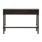Lancaster Two Drawer Black Finish Desk