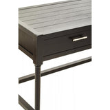 Lancaster Two Drawer Black Finish Desk