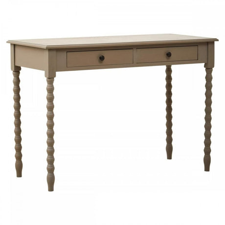 Lancaster Two Drawer Grey Desk