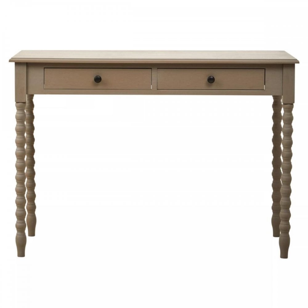 Lancaster Two Drawer Grey Desk