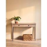 Lancaster Two Drawer Grey Desk