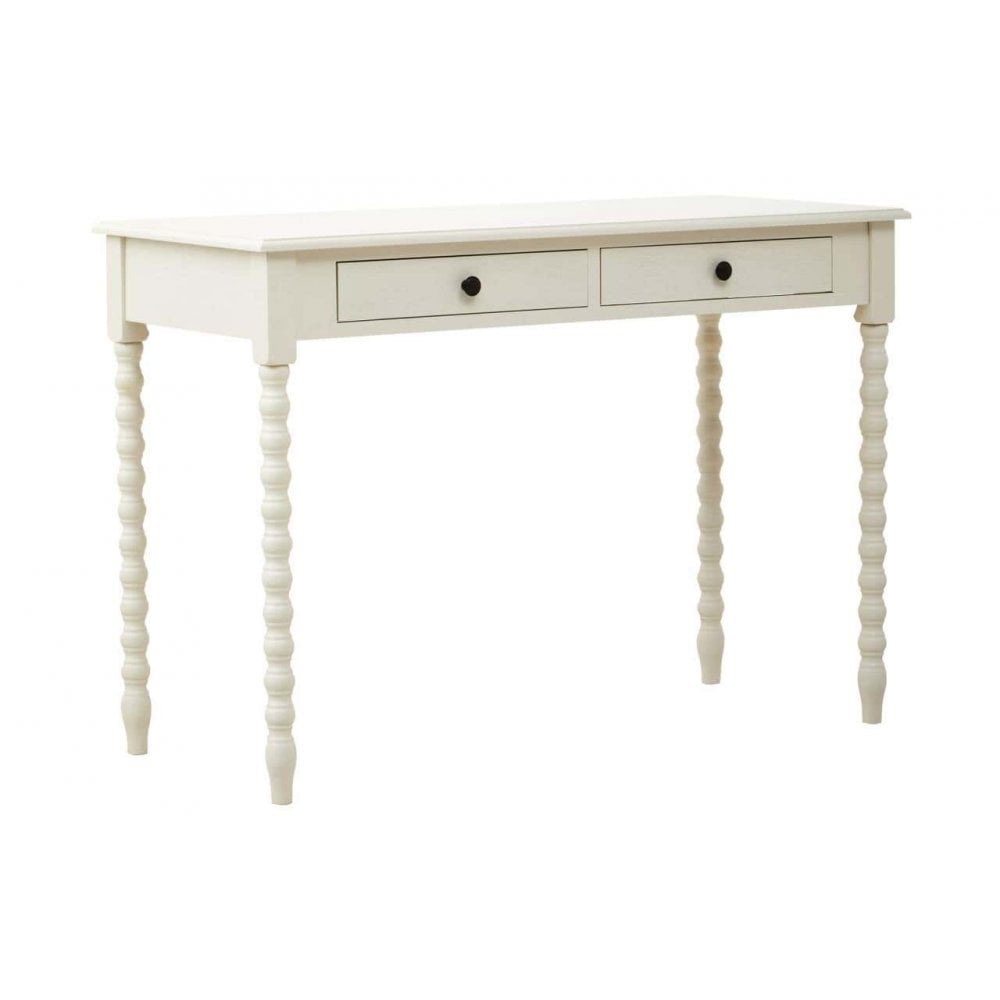Lancaster Two Drawer Ivory Desk