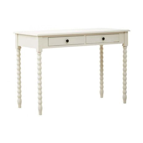 Lancaster Two Drawer Ivory Desk