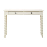 Lancaster Two Drawer Ivory Desk