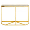 Sterling Black Tempered Glass Console Table