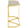Sterling Black Tempered Glass Console Table