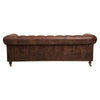 Everett Brown Leather Sofa