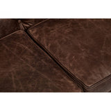 Everett Brown Leather Sofa