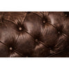 Everett Brown Leather Sofa