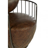 Everett Brown Swivel Chair