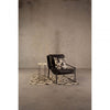 Everett Dark Brown Leather Lounge Chair
