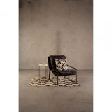 Everett Dark Brown Leather Lounge Chair