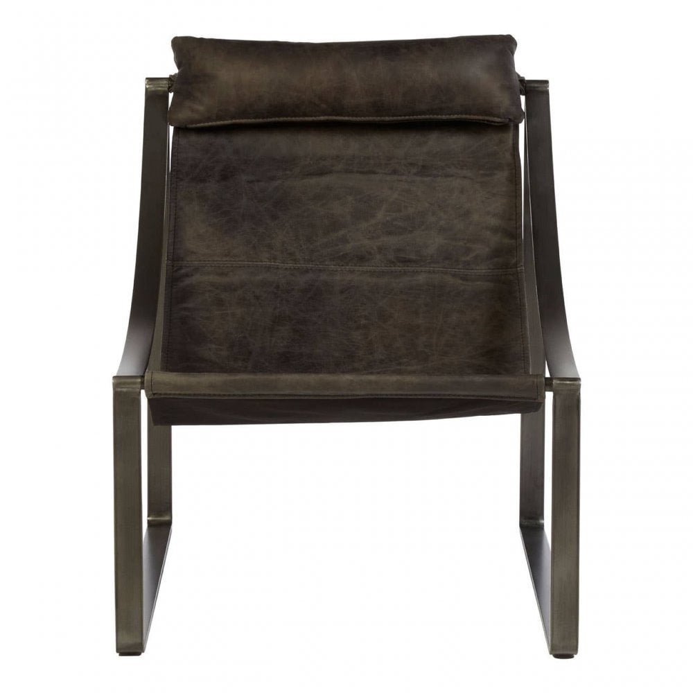Everett Ebony Leather Chair