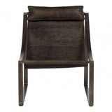 Everett Ebony Leather Chair