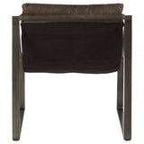Everett Ebony Leather Chair