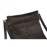 Everett Ebony Leather Chair