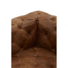 Everett Three Seat Tufted Leather Sofa