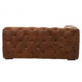 Everett Tufted Leather Right Arm Sofa