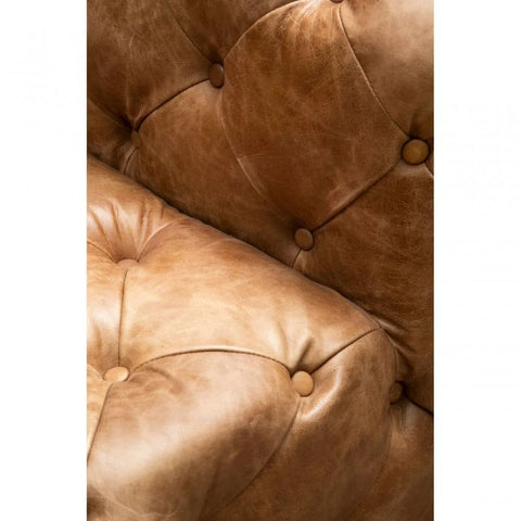 Everett Tufted Leather Right Arm Sofa