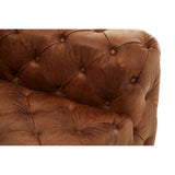 Everett Tufted Leather Right Arm Sofa