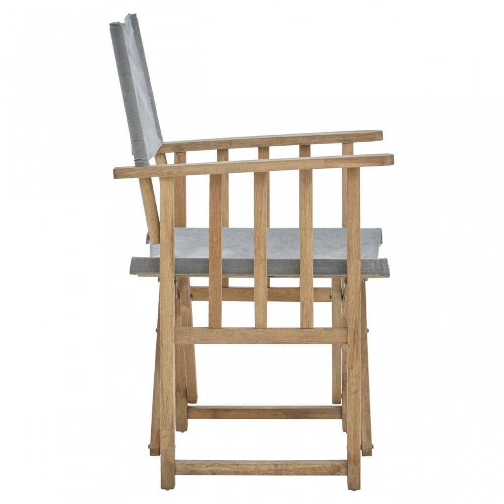 Nathan Grey Linen Directors Chair