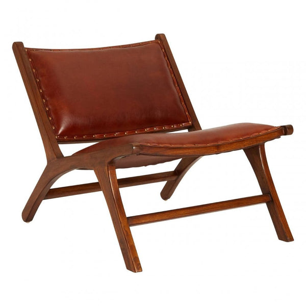 Sterling Cow Leather Lounge Chair