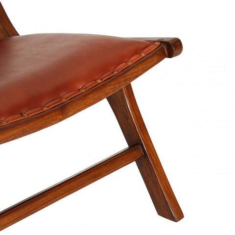 Sterling Cow Leather Lounge Chair