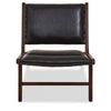 Sterling Genuine Black Cow Leather Chair