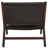 Sterling Genuine Black Cow Leather Chair