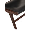 Sterling Genuine Black Cow Leather Chair