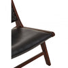 Sterling Genuine Black Cow Leather Chair