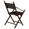 Sterling Teak And Black Folding Chair