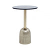 Aveline Mosaic Top Gold Base Side Table