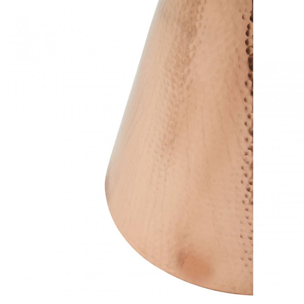 Marlow Black Velvet And Copper Finish Stool