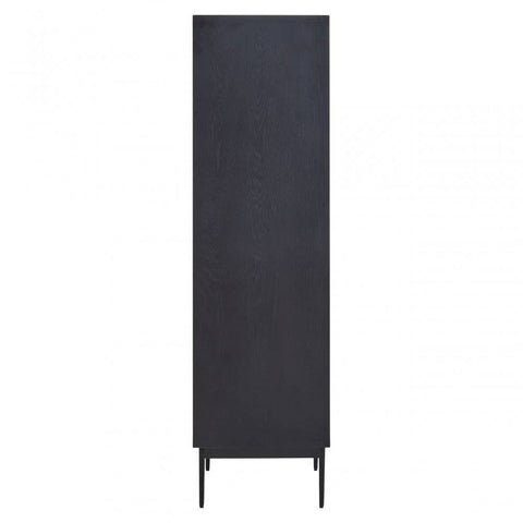 Avery Black Finish Wooden Cabinet