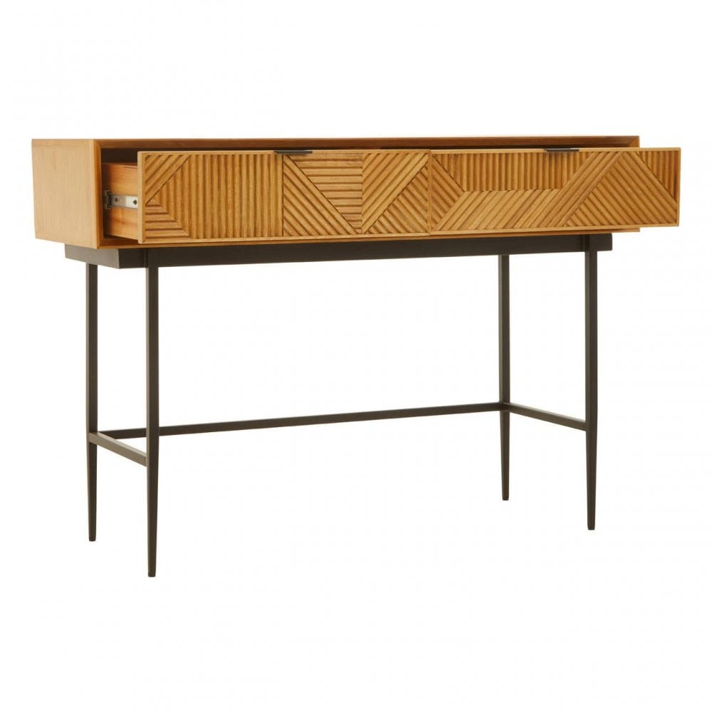 Avery Natural Console Table