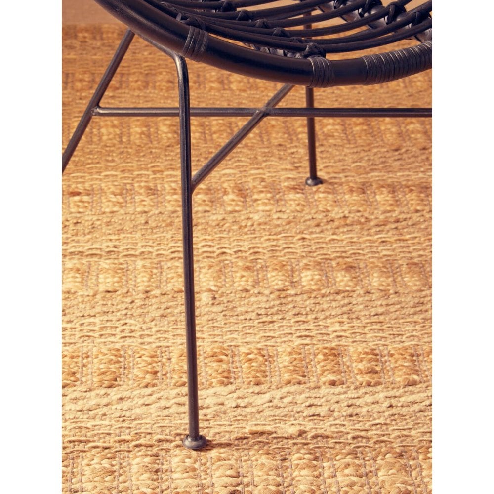 Montrose Black Natural Rattan Round Chair