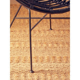 Montrose Black Natural Rattan Round Chair