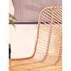 Montrose Natural Rattan Black Metal Chair