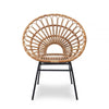 Montrose Natural Rattan Flared Back Chair