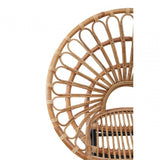 Montrose Natural Rattan Flared Back Chair